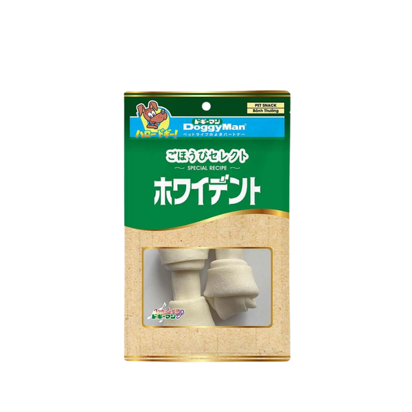 Xương Da Bò Cho Chó Gặm Sạch Răng DoggyMan (2 Cây Lớn)