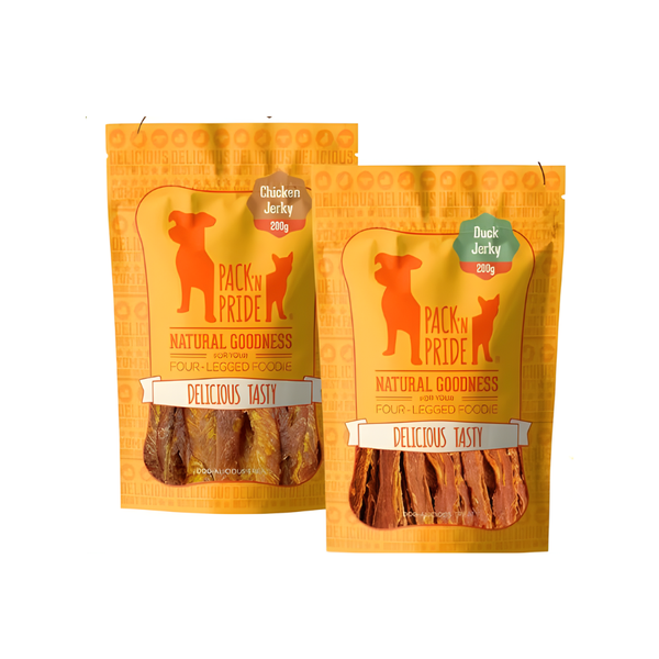 Snack Cho Chó Thịt Gà Vịt Sấy Pack'n Pride Giảm Stress Sạch Răng Miệng, Bảo Vệ Nướu 200g2