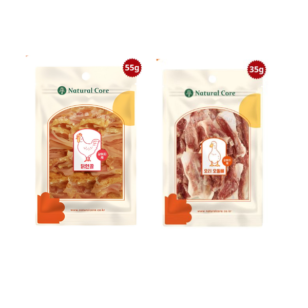 Snack Sấy Cho Chó Sụn Gà Vịt Natural Core 55g2