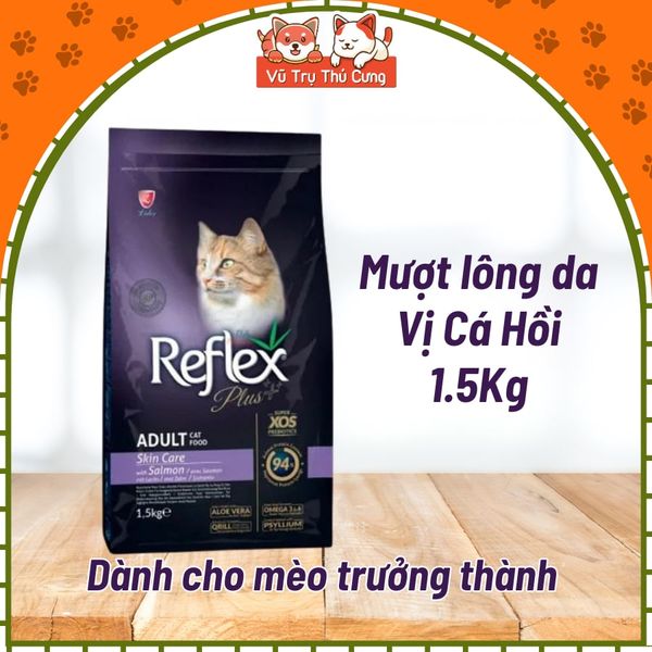 Thức ăn Hạt Reflex Plus cho Mèo 1,5Kg Nhập khẩu Châu Âu