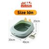 Khay Vệ Sinh Cho Mèo Cao Cấp Kèm Xẻng (mẫu sừng tuần lộc)