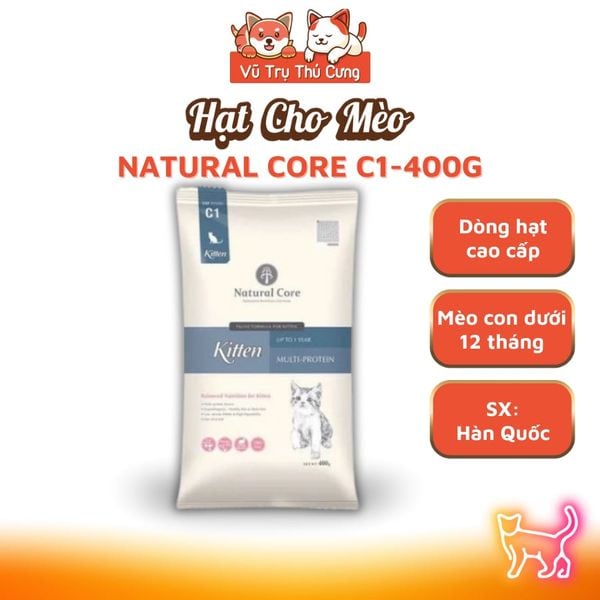 Hạt Cho Mèo Con Natural Core Bene C1