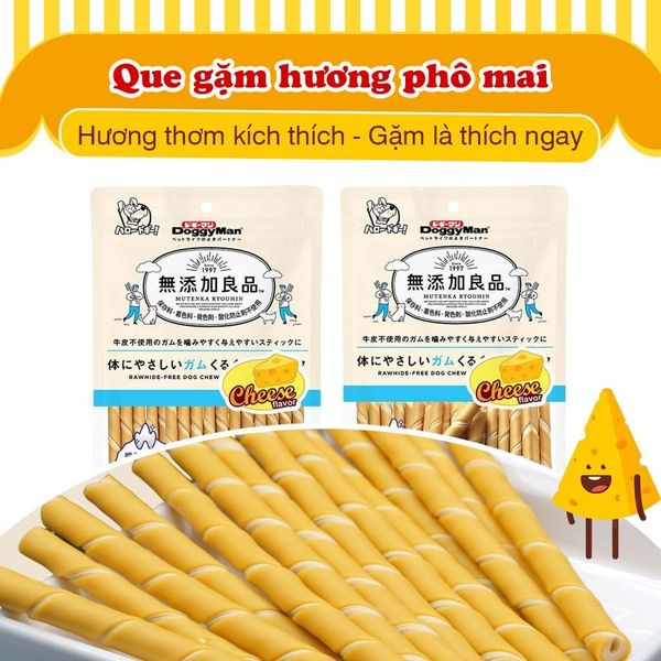 Que Gặm Cho Chó DoggyMan Hương Phô Mai 120g2
