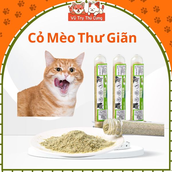 Tuýp Cỏ Mèo 10g, Đồ chơi giải toả căng thẳng cho mèo