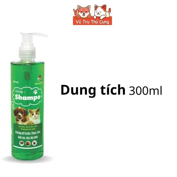 Sữa Tắm Cho Thú Cưng Vime-Shampoo Dung Tích 300ml