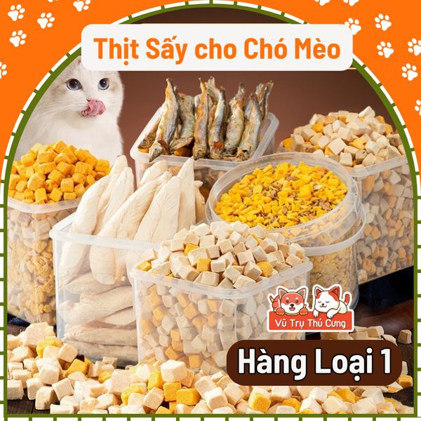 Thịt Sấy Cho Thú Cưng CATDO Bổ Sung Dinh Dưỡng