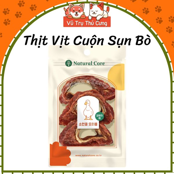 Snack Thịt Cuộn Sụn Bò Cho Chó Natural Core 65g