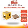 Nhà cào móng cho mèo kèm cỏ mèo, nhà ngủ cho Mèo