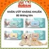 Khăn Giấy Ướt Kháng Khuẩn Vệ Sinh Cho Chó Absorb 80 Miếng