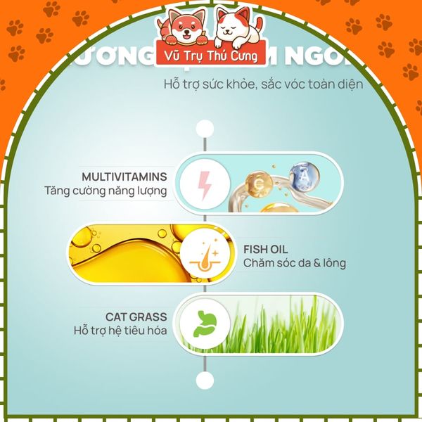 Súp Thưởng Cho Mèo Sữa Dê PetQ 15g2