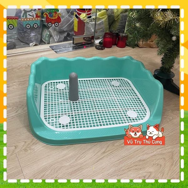 Khay vệ sinh cho Chó có thành cao chống văng nước 40x50cm