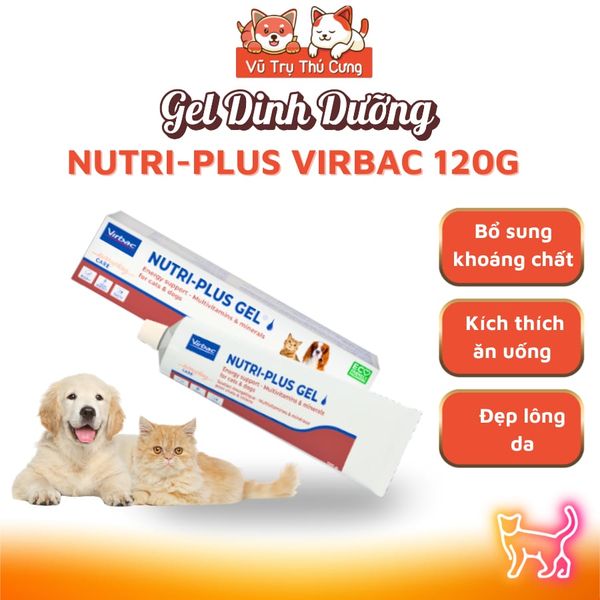 Gel Dinh Dưỡng Cho Chó Mèo Nutri Plus Virbac 120g