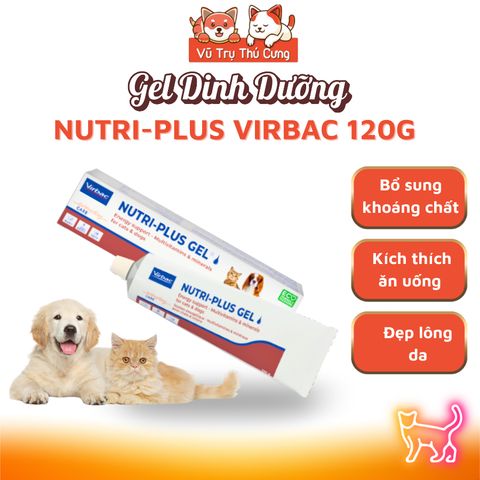 Gel Dinh Dưỡng Cho Chó Mèo Nutri Plus Virbac 120g