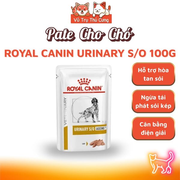 Pate Cho Chó Royal Canin Urinary S/O Hỗ Trợ Sỏi Thận