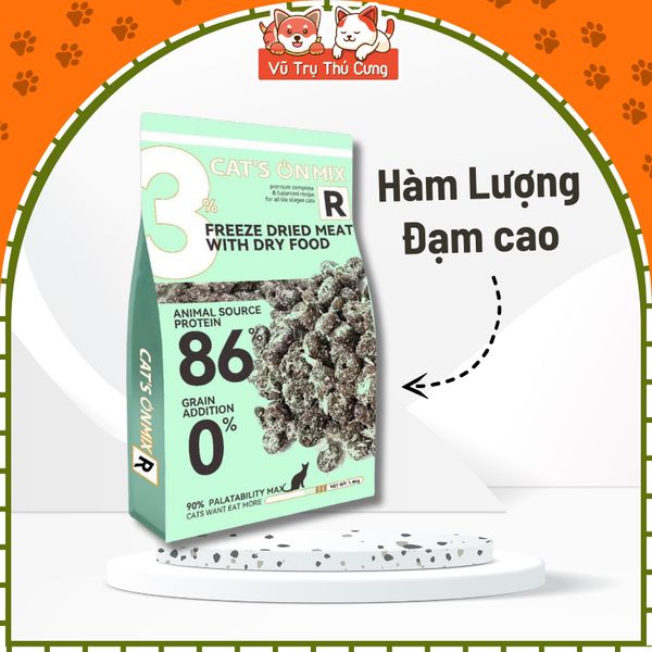 Hạt Cho Mèo Cat's On Mix Không Độn Ngũ Cốc