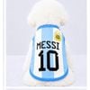 Áo Thun Bóng Đá WC Argentina Cho Thú Cưng Nhiều Size Nhỏ Đến Lớn