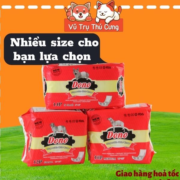 Tã Quần/ Bỉm Cho Chó Đực DONO nhiều size