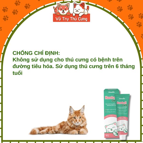 Gel Tiêu Búi Lông Cho Mèo Vemedim 50g2