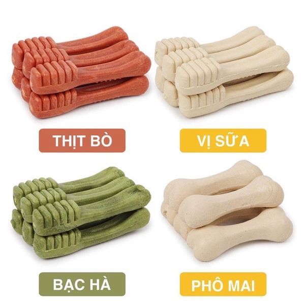 Combo 4 Gói Xương Gặm ORGO Cho Chó 90g