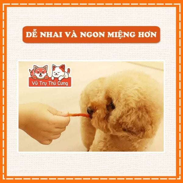 Snack cho Chó dạng Thanh Gà sấy dẻo DoggyMan 80g