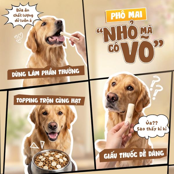 Snack Cho Chó Phô Mai Que Doggyman Xuất Xứ Nhật Bản Túi 6 Thanh