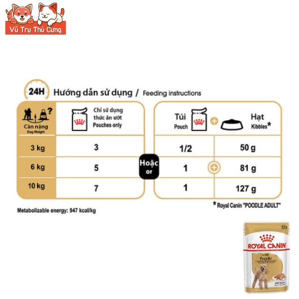 Pate Cho Chó Royal Canin Poodle Adult Gói 85g