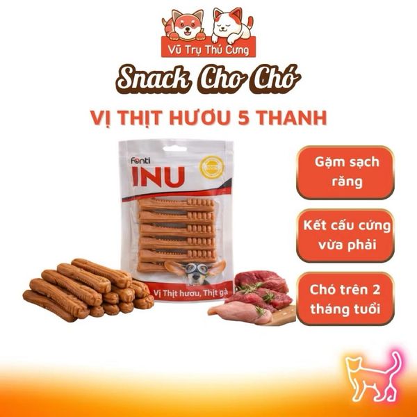 Bánh Xương Orgo/ Fonti Cho Chó Bổ Sung Canxi & Sạch Răng