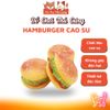Đồ chơi gặm cho Chó bằng cao su hình bánh Hambuger