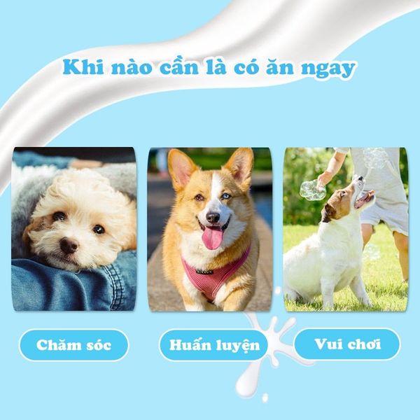 Snack Cho Chó Que Gặm Hương Sữa/Bò/Phô Mai DoggyMan 120g2