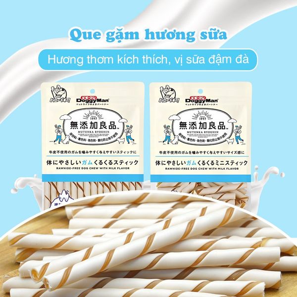 Que Gặm Cho Chó Hương Sữa DoggyMan 120g2