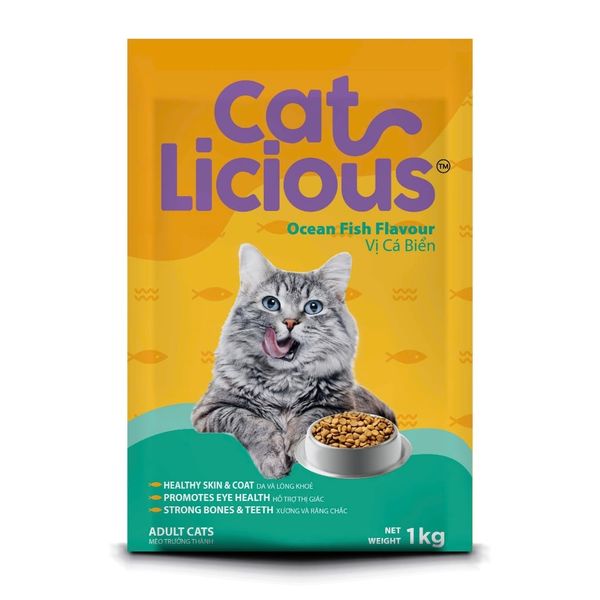 (5Kg) Thức Ăn Hạt Cho Mèo Trưởng Thành Vị Cá Biển Cat Licious2