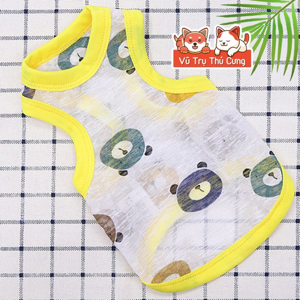 Áo Thun Mùa Hè Cho Chó Mèo Chất Liệu Mỏng Mát