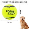 Đồ chơi cho Chó gặm hình bóng Tenis FOFOS (1 Banh Lẻ)