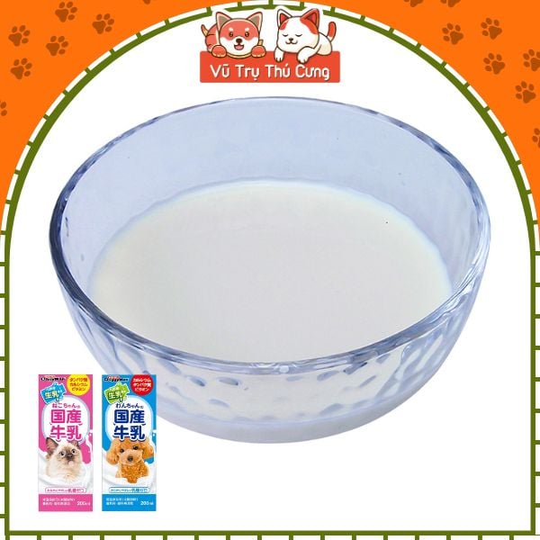 Sữa Tươi Pha Sẵn Không Chứa Lactose Dành Cho Chó Mèo DoggyMan 200ml2