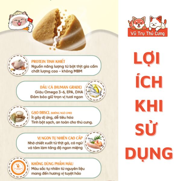 Hạt Cho Mèo Alo Cat 1Kg Vị Thịt Gà, Dành Cho Mèo Mọi Lứa Tuổi, Hỗ Trợ Da Bóng - Mượt Lông Da