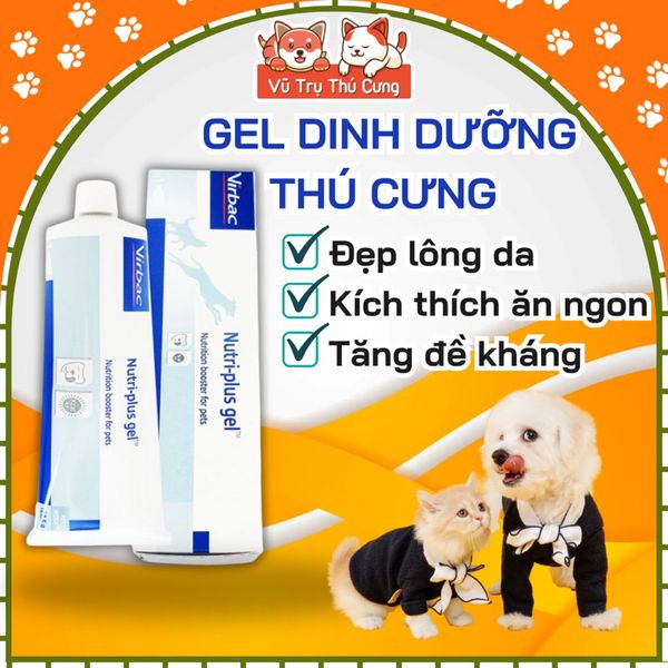 Gel Dinh Dưỡng Cho Chó Mèo Nutri Plus Virbac 120g