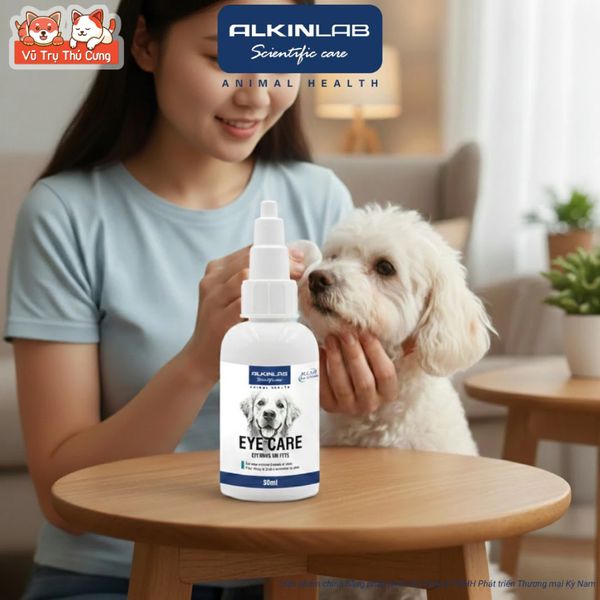 Dung Dịch Vệ Sinh Mắt Cho Chó Mèo Alkin Eye Care 50ml