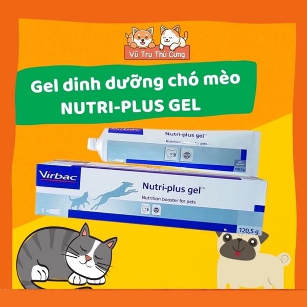 Gel Dinh Dưỡng Cho Chó Mèo Nutri Plus Virbac 120g