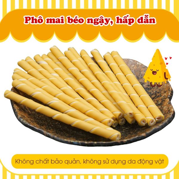 Que Gặm Cho Chó DoggyMan Hương Phô Mai 120g2