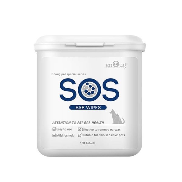 Khăn Ướt Vệ Sinh Tai Cho Chó Mèo SOS 100 miếng