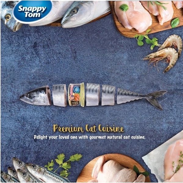Pate Snappy Tom Cho Mèo Nhiều Dinh Dưỡng Lon 85g