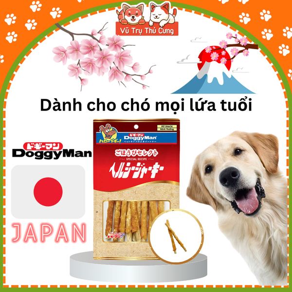 Snack Cho Chó Que Da Bò Nhúng Thịt Gà DoggyMan