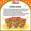 Snack Cho Chó Bánh Donut Da Bò Cuộn Thịt Gà DoggyMan 60g