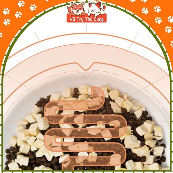 Hạt Cho Mèo Tebcity Không Độn Ngũ Cốc, Topping Gà Sấy 1Kg