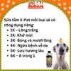 Sữa Tắm KPET cho Chó Mèo 500ml, mềm mượt lông và lưu hương lâu