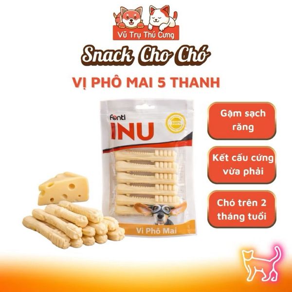 Bánh Xương Orgo/ Fonti Cho Chó Bổ Sung Canxi & Sạch Răng