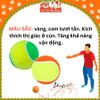 Đồ chơi cho Chó gặm hình bóng Tenis FOFOS (1 Banh Lẻ)
