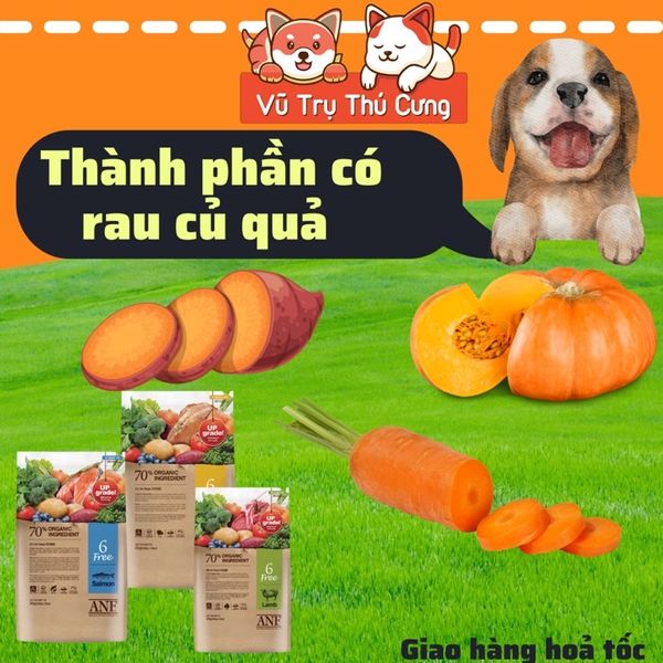 400g Hạt hữu cơ ANF dành cho Chó mọi độ tuổi, Thức ăn cho Chó từ Hàn Quốc