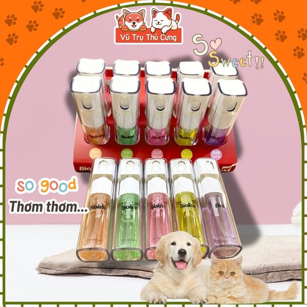 Nước hoa xịt khử mùi cho Chó mèo BIOLINE 207ml