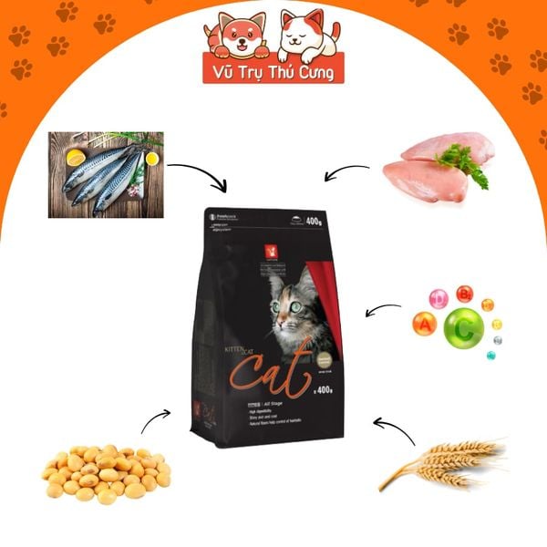 (Nguyên Seal) Hạt Cho Mèo Cat's Eye Hàn Quốc Mọi Độ Tuổi2